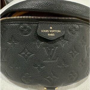 Louis Vuitton Empreinte black leather monogram bumbag